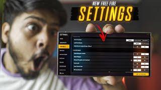 ALL NEW ( SETTINGS ) OF FREE FIRE || FREE FIRE A-Z SETTINGS || CONTROL SETTINGS