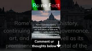 Visit Rome, if U enjoy history! #travel Tell me what u think down below 