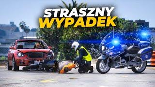 Polska Policja - Potrzebował Naszej POMOCY| Drogówka na Motorach | LSPDFR