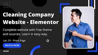 How to create Cleaning Company Website in WordPress - Complete Tutorial | Learn WordPress