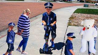 Jamie Is Being An Awesome Police Officer | Cool Pretend Play Entertainment For Kids