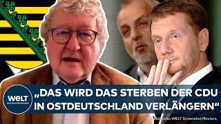SACHSEN: CDU könnte bei Landtagswahlen knapp vor AfD gewinnen - Aber: langfristig kein Machterhalt!