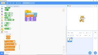 Creating a variable in Scratch