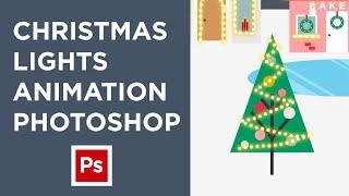 11:12 Easy Christmas Lights GIF Animation in Photoshop - Beginner Tutorial - Maker Lex