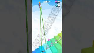 Stilts Run LVL 9 Gameplay FUN GAME #shorts #StiltsRun #fungames #viralvideo