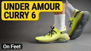 Under Amour Curry 6 ( High-Vis Yellow / High-Vis Yellow / Guardian Green ) on feet