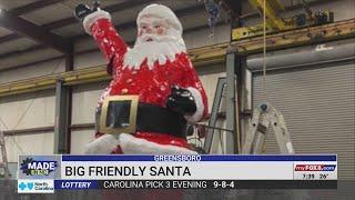 Greensboro's Big Friendly Santa makes his triumphant return