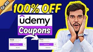 UDEMY COUPON CODE 2024 | Udemy FREE Courses | How to Download Udemy Courses for FREE | Ep:815