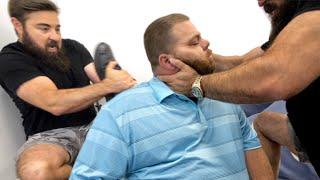 EXTREMELY INTENSE Chiropractic CRACKS Brings Him Back!