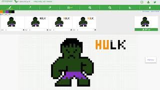 How to create animated pixel art with dinopixel.com ?