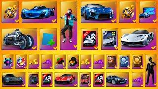 ALL REWARD CLAIM ASPHALT 8 NEW UPDATE NEON SEASON CRAZY REWARD COLLECT MULTIPLAYER GAMEPLAY