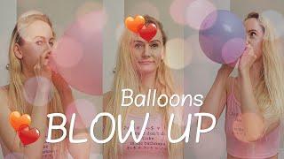 Blowing Up A Balloons | ASMR | [ No Talking ]