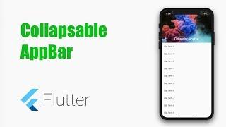 #Flutter Tutorials - Collapsable AppBar (coderzheaven.com)