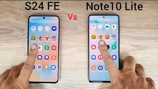 Samsung S24 FE vs Note10 lite | SPEED TEST