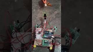 Fire Fighting Robot - Project assignment for Skyfi Labs  - by Rishi Muni Singh, Raina, Rakshita