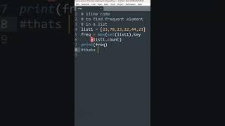 Python Trick! Efficient Code | 1 Line Code | Python is Amazing | #coding #codingmadeeasy #python