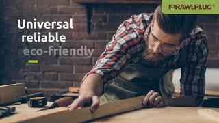 Rawlplug Timber UNO - universal, eco-friendly plug