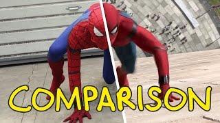 Spider-Man: Homecoming - Homemade Side by Side Comparison