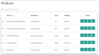 Output Demo: LEVEL 3 - AngularJS CRUD Example with PHP, MySQL and Material Design