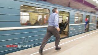 Станция метро Технопарк, первые поезда, первые накладки // 28 декабря 2015