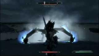 TESV:Skyrim Mod : Chaos Dragons - Aetherial Dragon Battle