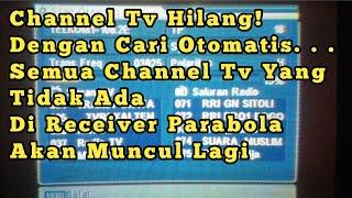 Cara Memprogram Mencari Channel Otomatis Digital Receiver Tv Parabola