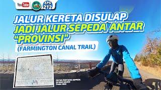 Gowes di New Haven Part 1 - Farmington Canal Trail, Jalur Kereta Jadi Jalur Sepeda Antar “Provinsi”