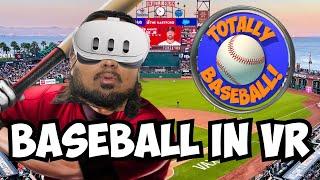 BEST BASEBALL GAME ON THE QUEST 2/QUEST 3!! TOTALLY BASEBALL VR IS THE BEST META QUEST SPORTS GAME