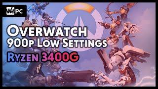 AMD Ryzen 5 3400G | Overwatch Benchmark | Low Settings | WePC Gaming Benchmark Review