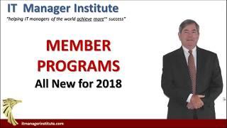 IT Manager MEMBER Program 2018