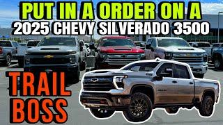 I Put In A Order On A 2025 Chevy Silverado 3500 Trail Boss! Here Is All The Updates!