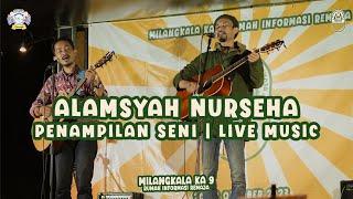 LIVE MUSIC ALAMSYAH NURSEHA MUSIC DI MILANGKALA KA 9 RUMAH INFORMASI REMAJA