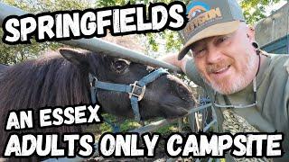 Springfields ADULT ONLY campsite in ESSEX, OUTIN NANO Coffee and PUB!