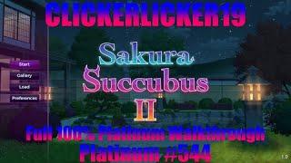 Sakura Succubus 2 - Full 100% Platinum Walkthrough - Platinum #544