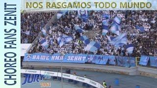 "Nos rasgamos todo mundo" - choreo fans Zenit