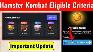 Hamster Kombat Eligible Criteria || Hamster Kombat Mining Withdrawal || Hamster Kombat Achivement