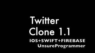 Twitter Clone 1.1  - Email Login -  FIREBASE+Swift(IOS)