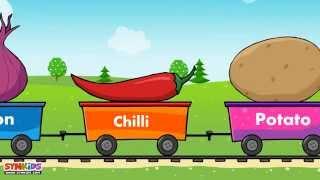 Learn Vegetable Train - learning for kids