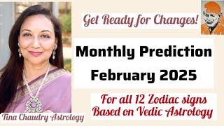 Vedic Astrology Monthly Predictions for February 2025/