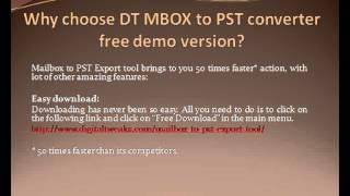 Digital Tweaks Mbox to PST Converter