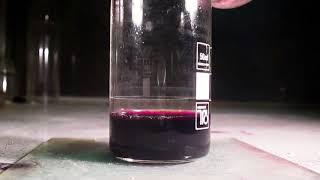 3H2O2 + 2KMnO4 → 3O2 + 2MnO2 + 2KOH + 2H2O | Hydrogen peroxide react with potassium permanganate