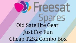 Old "Freesat" TV Set Top Box Receivers - Teknikal S2T2 Combo - Ebay Junk Tested & Played with