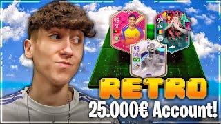 WOW!  25.000€ RETRO FIFA 23 ACCOUNT & SO sieht er aus... 