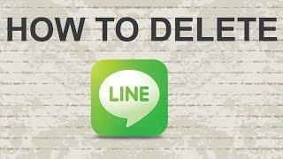 How to delete LINE account