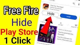 how to hide free fire in play store / play store me free fire hide kaise kare