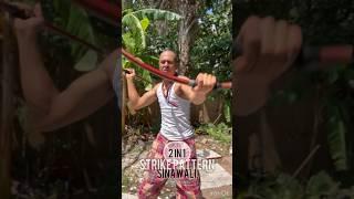 Eskrima Tutorial: (2in1) Strike Pattern-” Double Kali sticks Drill | How to Martial Arts Weapons FMA