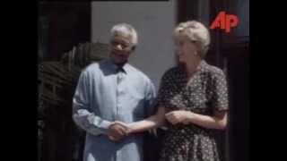 Princess Diana with Nelson Mandela