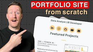 How to Build a Professional Data Portfolio Website (Full Tutorial)