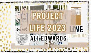 Ali Edwards | Project Life 2023 | Scrapbook School Story Kit