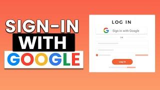 Web App Login Made Simple | Firebase Google Authentication